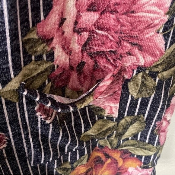 Beeson River Long Sleeve Cardigan Duster Floral & Stripes Small - NWOT - Picture 6 of 8